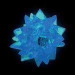 Flashing Crystal Shape Ball Lgt 60Mm