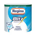 Regina Blitz Hshd Rolls 70Sht/Rl Pk2
