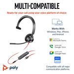 Poly Blackwire 3315 Usb-C/A Hset