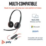 Poly Blackwire 3220 Uc Usb-C/A Hset