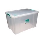 Storestack 85L Storage Box Clear