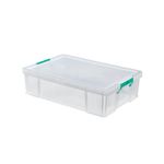 Storestack 37L Storage Box Clear