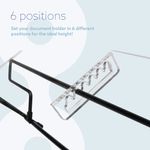 R-Go Flex Read Document Holder Clear