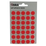 Blick Coloured Lbls 13Mm Red Pk2800