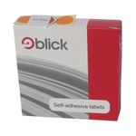 Blick Disp S/A Label 19Mm Orange Pk1