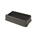 Rubbermaid Slim Jim Swing Lid Black
