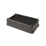Rubbermaid Slim Jim Swing Lid Black