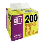 Le Cube Swing Bin Liners Pk200