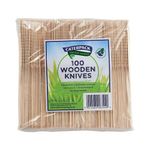 Caterpack Env Wooden Knives Pk100