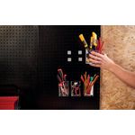 Velcro Stick On Squares 25Mm Wht P24