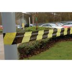 Barrier Tape Striped 72X500M Blck/Yl