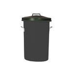 Hd Storage Bin With Lid/Handles Blk