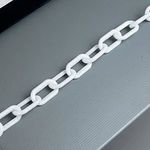 25M 8Mm Thck Plas Chain Wht 360077