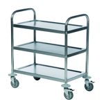 3 Shelf Trolley 600X400 Slv