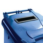 240L Locked Blue Wheelie Bin 377892