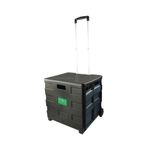Vfm Containr Trolly/Lid Fold Blk/Gry