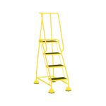 Yellow 4 Tread Step Ladder 385141