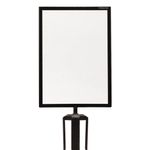 Vfm Barrier Sys Sign Holder A4 Blk