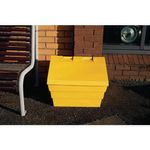 Mini Salt And Grit Bin Yellow 50L