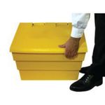 Mini Salt And Grit Bin Yellow 50L