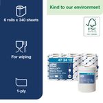 Tork Reflex Centrefd Roll 1Ply Wh P6