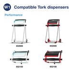 Tork W1 Wiping Paper Plus 2-Ply Blue