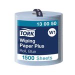 Tork W1 Wiping Paper Plus 2-Ply Blue