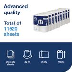 T4 Convent Toilet Roll 2Ply Wht Pk36