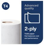 T4 Convent Toilet Roll 2Ply Wht Pk36
