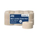 Tork Mini Jum 2Ply Tlt Roll Nat Pk12