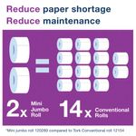 Tork Mini Jum 2Ply Tlt Roll Nat Pk12