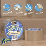 Sellotape Parcel Tape Brown Pack 8