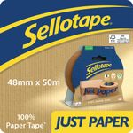 Sellotape Pkgg Paper Tape 48Mmx50M
