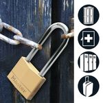Master Lock 40Mm Brass Padlock 2Keys