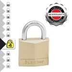 Master Lock 30Mm Brass Padlock Pk2