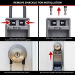 Master Lock Key Lock Box + Shackle