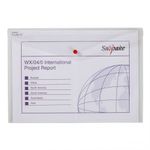 Snopake A3 Clear Standard File Pk5