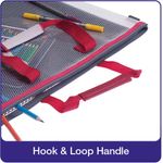 Snopake Eva Zippa Bag 480X350Mm Red