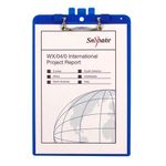 Snopake Clpb With Pen Hldr A4 Blue