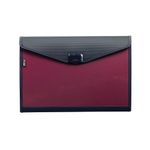 Zeon Organiser 13-Part Foolscap Ruby