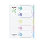 Reborn Index Dividers 5-Part Pk5