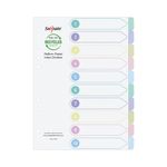 Reborn Index Dividers 10-Part Pk5