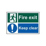 Spectrum Fire Exit Sign Keep Clear