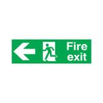 Signslab Fire Exit R/M Arw L Pvc