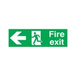 Signslab Fire Exit R/M Arw L Pvc