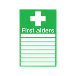 Signslab First Aiders S/A 300X200