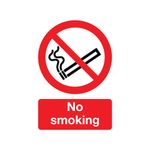 Signslab A5 210X148 No Smoking S/A