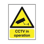 Cctv In Operation Pvc Sign A5