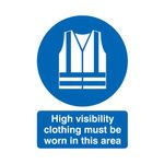 Signslab A4 Hi Vis Clth M/B/Worn Pvc