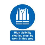 Signslab A4 Hi Vis Clth M/B/Worn Pvc